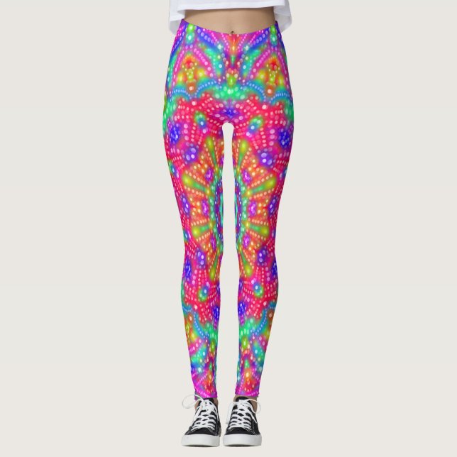 Coloré Carnival Lights Leggings (Devant)