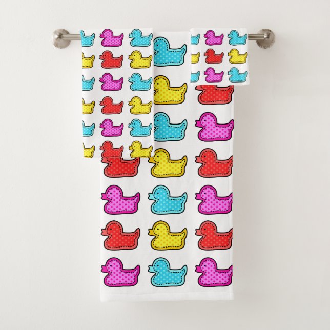 Coloré Dotty Duck Motif Blanc (En situation)