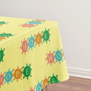 Coloré été amusant Sun HOPE Nappe