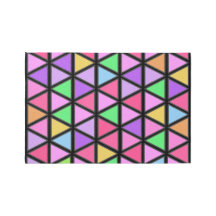 Coloré Géométrique Rose Clair Purples Moderne
