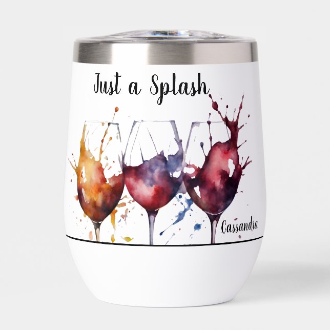 Coloré juste un peu d'aquarelle de vin (Avant)