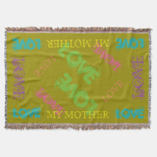 Coloré ma couverture de jet de mère