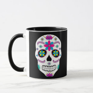 Coloré mexicain Sugar Skull Mug