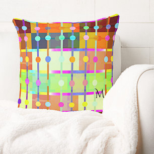 Coloré moderne Abstrait Joueur Coussin de design