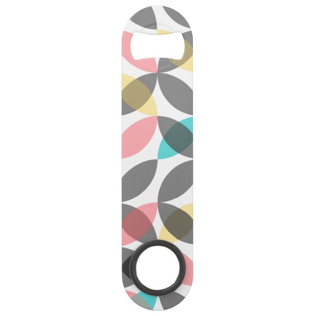 Coloré, moderne, gai circulaire géométrique (Devant)