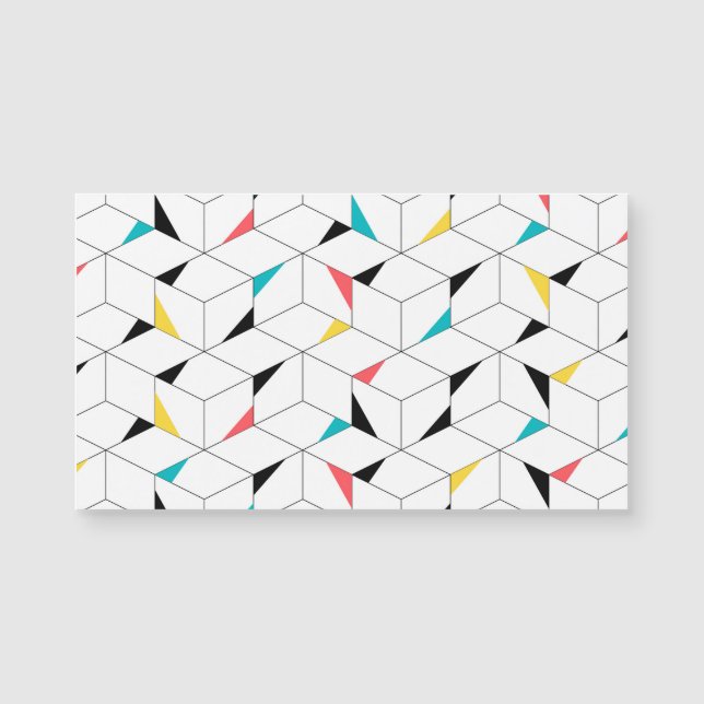 Coloré, moderne, joyeux, des cubes heureux tendanc (Devant)
