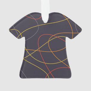 Coloré, moderne, simple, tendance, courbes lignes