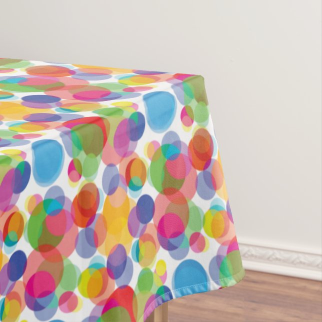 Coloré Motif circulaire Nappe (In Situ)