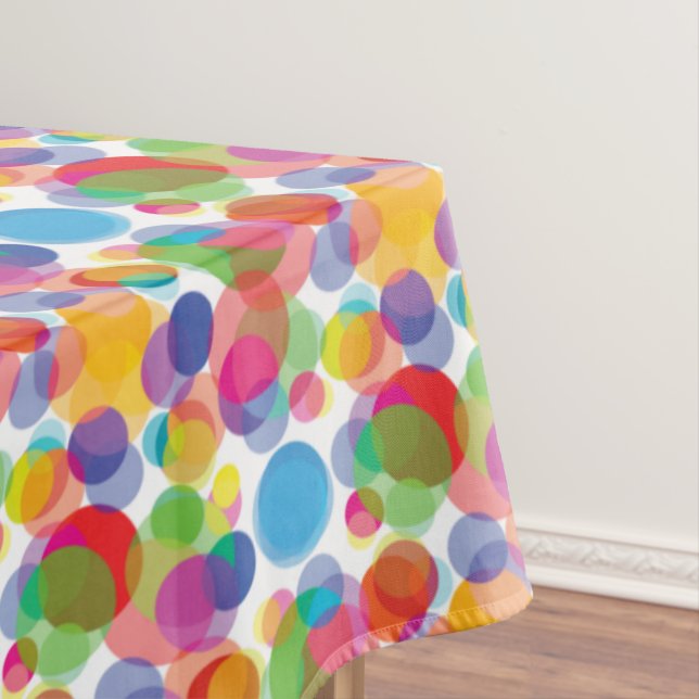 Coloré Motif circulaire Nappe (In Situ)