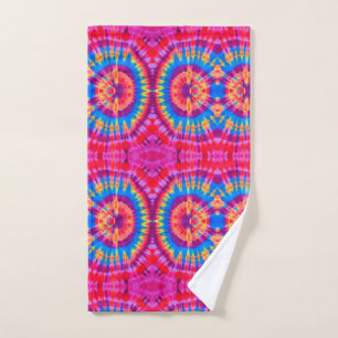 Coloré Motif Cravate-teint bohème