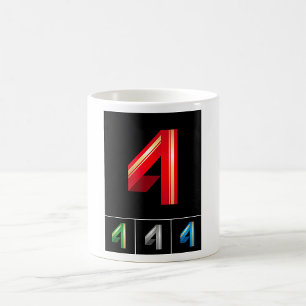 Coloré Numéro Quatre Mug