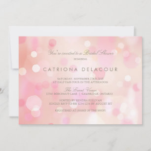 Coloré Pastel Lights Bridal Shower Invitation