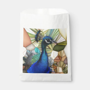 Coloré Peacock Mosaic faveur Sacs