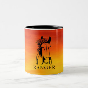Coloré Personnalisable Cheval Artistique Mug