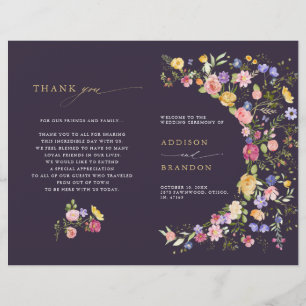 Coloré Printemps Fleur sauvage Meadow Garden Progr