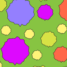 Coloré Retro funky pok Sac fourre-tout