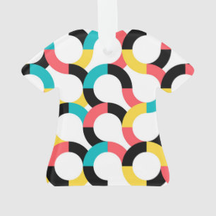 Coloré, tendance, gai, fun moderne géométrique