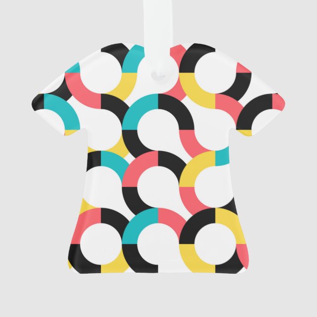 Coloré, tendance, gai, fun moderne géométrique (dos)