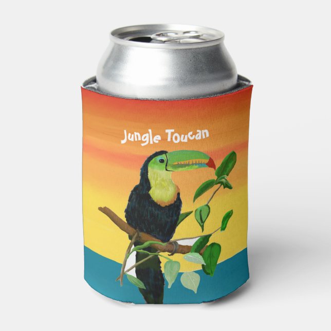 Coloré Tropical Toucan Sunrise Boisson Glacière (Can devant)