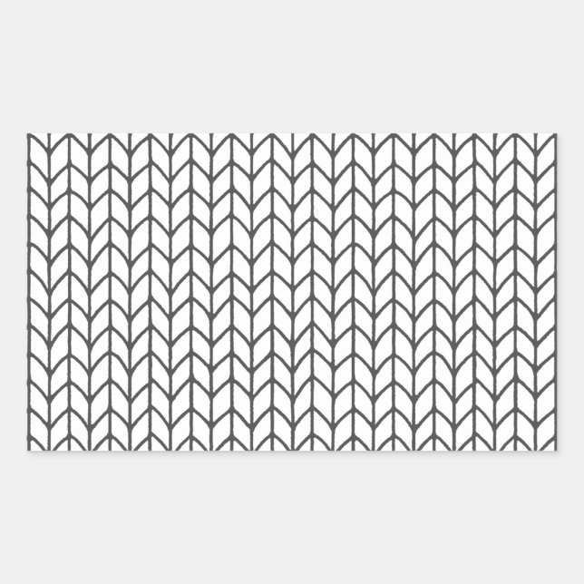 COLORE VOS PROPRES Stickers Rectangle Tricot (Devant)