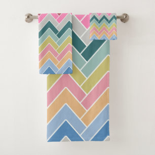 Coloré Zigzag Retro Chevron