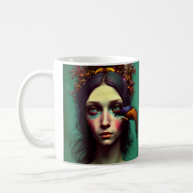 Colorée Éveillée Princesse Mug (Gauche)