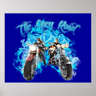 Colorée Motorcycle Motorcycle murale Poster murale