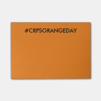 Colorez le post-it de #CRPSORANGEDAY d'Orange™ du