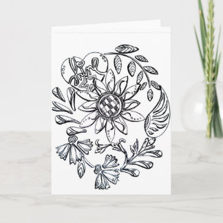 Colorez votre propre carte de voeux