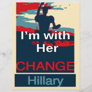 Colorful 2016 Je suis avec son vote pour Hillary U