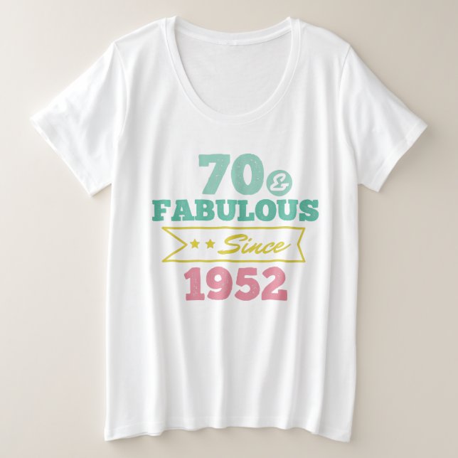 colorful 70 and fabulous since 1952 (Design devant)