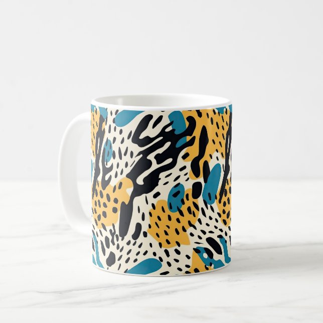 Colorful Animal Print Mug 06 (Devant gauche)