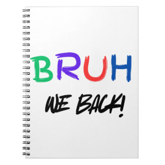 Colorful Bruh Carnet enseignant