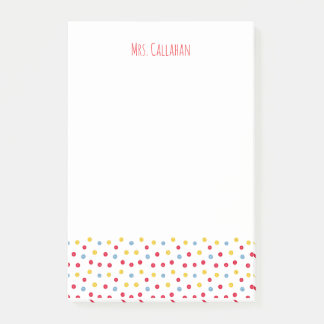 Colorful Buttons Post-It Notes