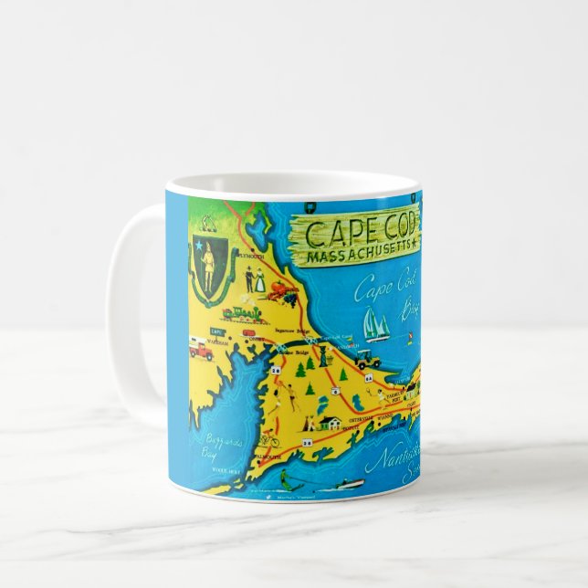 Colorful Cape Cod Mug (Devant gauche)