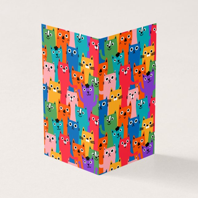 Colorful cats (Outside)