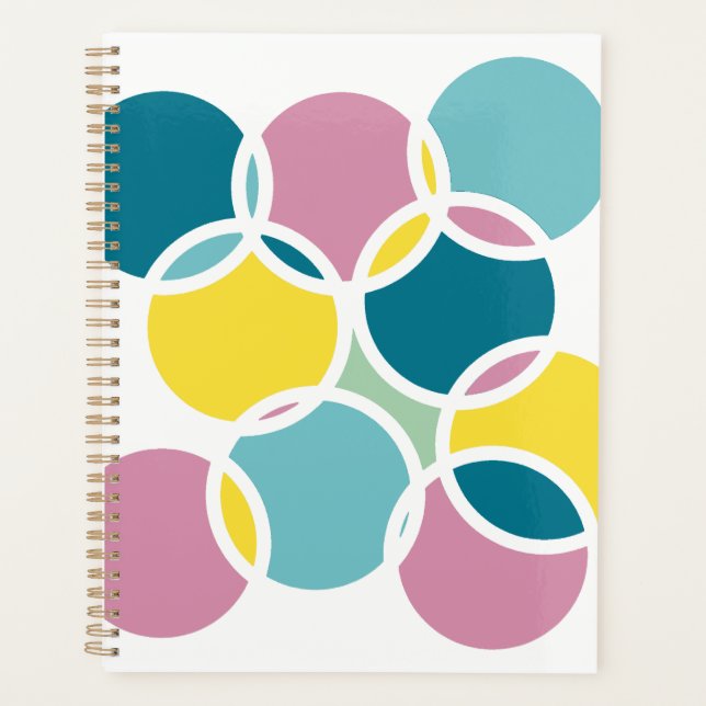Colorful Circle Design – Fun Geometric Print (Devant)