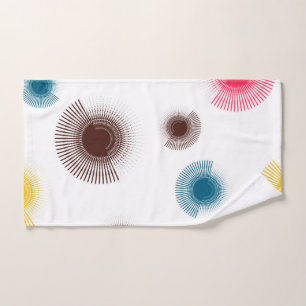 Colorful, cool, trend urban brush strokes circles