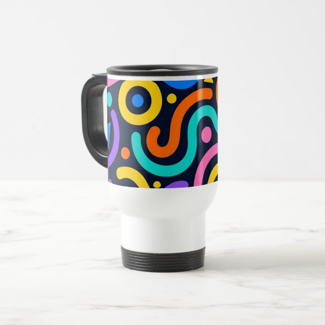Colorful Flow World Mug (Devant gauche)