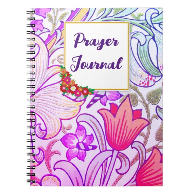 Colorful Flower Garden Prayer Journal (Devant)
