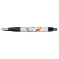 Colorful Happy Flying Birds Stylo Funny Sparrows