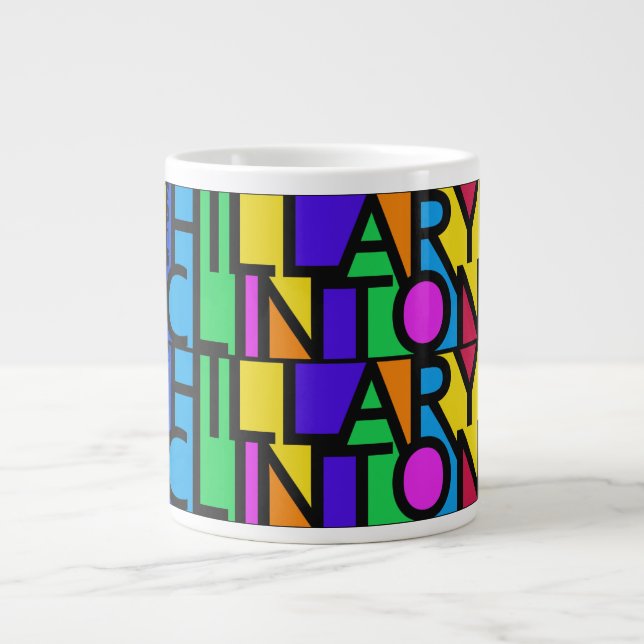 Colorful Hillary Clinton 2016 tasses (Devant)