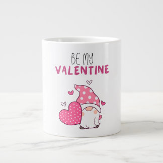 Colorful Illustrated Be Mine Valentine's Day Mug