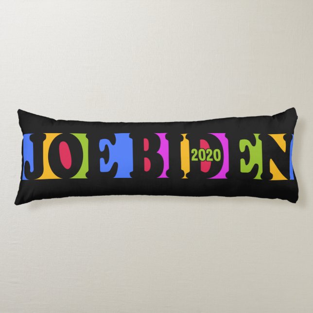 Colorful JOE BIDEN 2020 corps coussin (Devant)