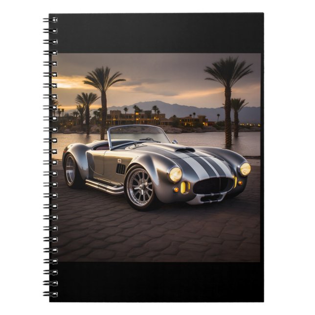 Colorful Matte Race Car Carnet imprimé (Devant)