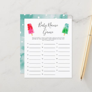 Colorful Popsicle Baby Nom Douche Jeu