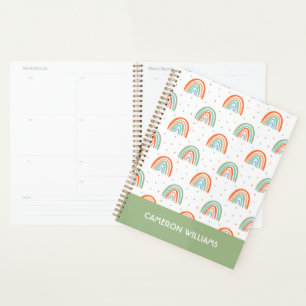 Colorful Rainbow Polka Dot Pattern