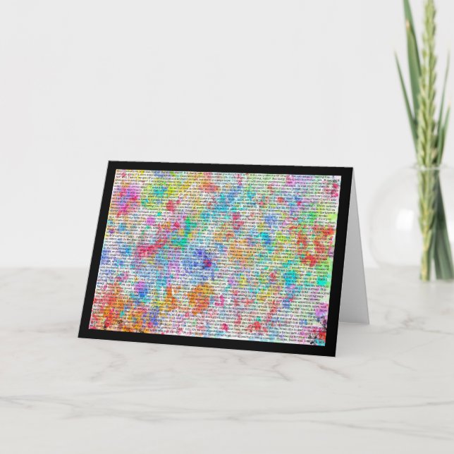 Colorful Ramblings la carte (Devant)