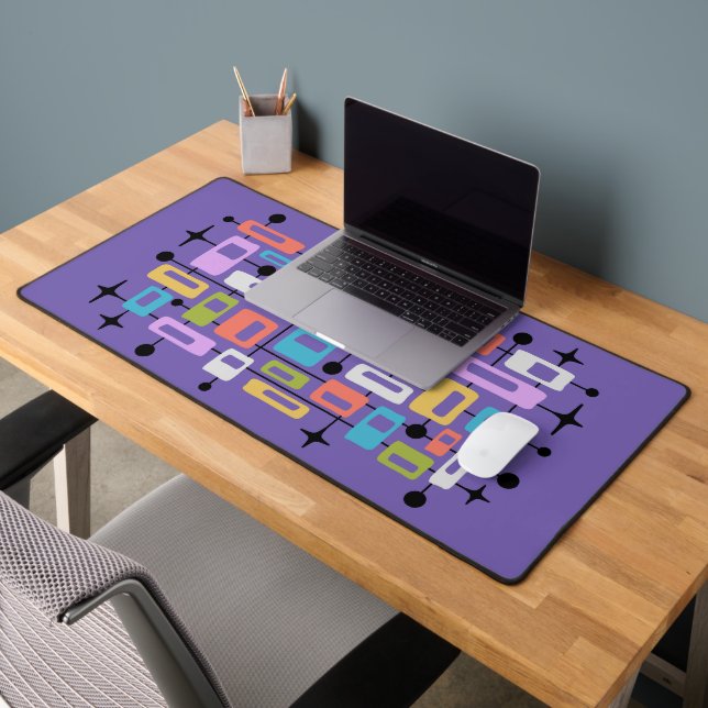 Colorful Retro Mid Century Modern Atomic Abstract (Bureau 2)