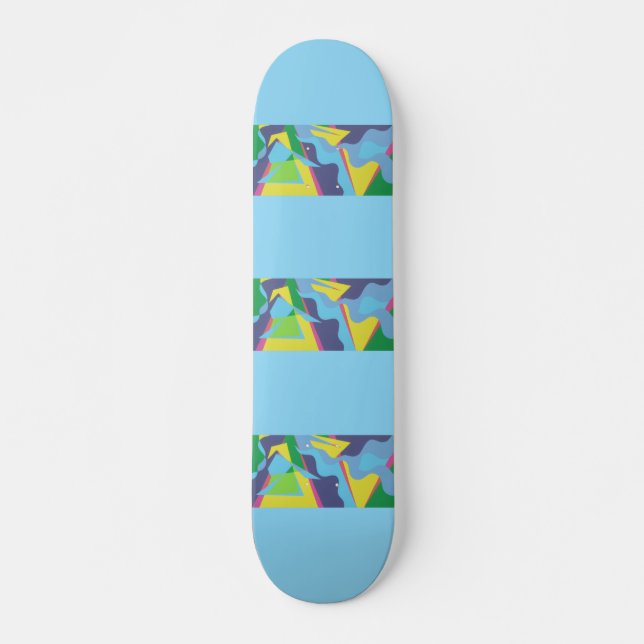 Colorful Skateboard Deck (Devant)
